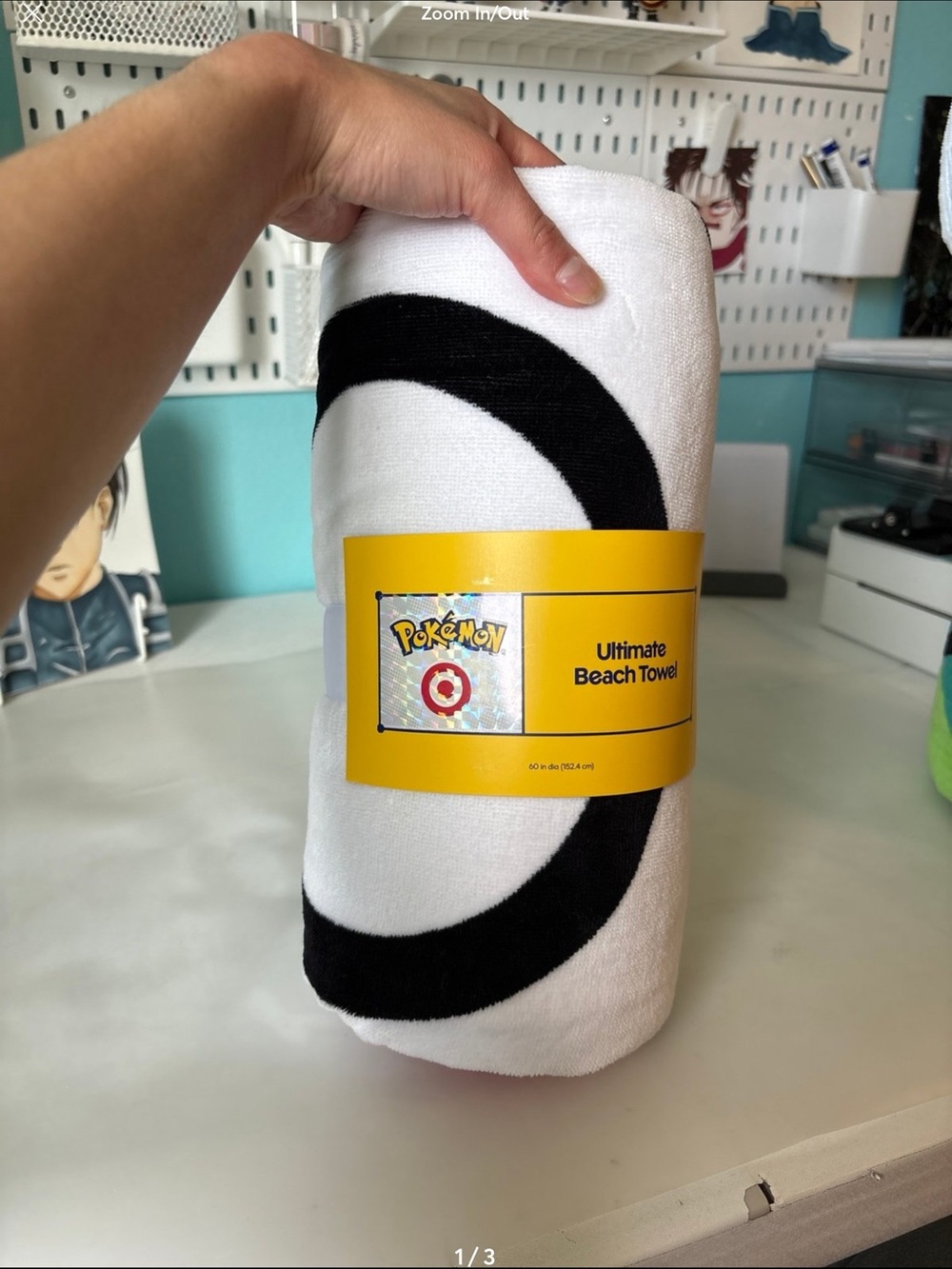 Target x Pokémon ultimate beach towel pokeball